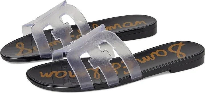 Sam Edelman Bay Jelly Women's Shoes Clear/Black : 12 M, Synthetic