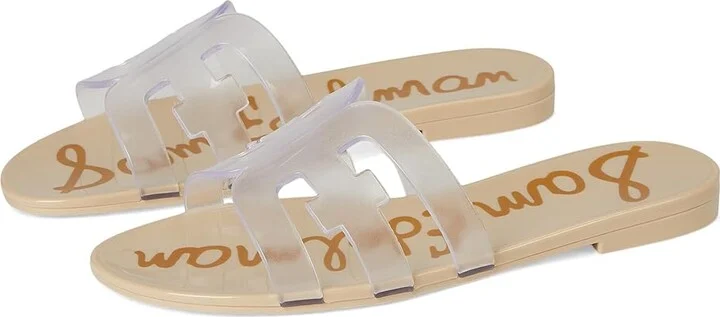 Sam Edelman Bay Jelly Women's Shoes Clear/Sand : 6 M, Synthetic