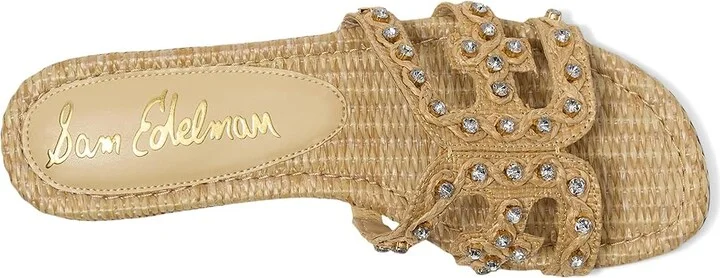 Sam Edelman Bay Jewel Women's Sandals Bleached Beechwood Jewel : 7 M, Synthetic - Image 2