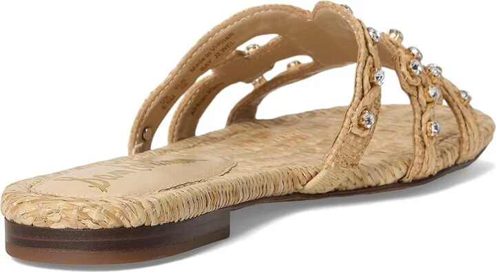 Sam Edelman Bay Jewel Women's Sandals Bleached Beechwood Jewel : 7 M, Synthetic - Image 4