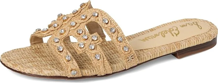 Sam Edelman Bay Jewel Women's Sandals Bleached Beechwood Jewel : 7 M, Synthetic - Image 5