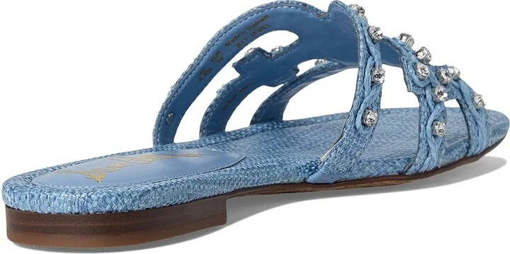 Sam Edelman Bay Jewel Women's Sandals Light Denim Blue Jewel : 7.5 M, Synthetic - Image 4