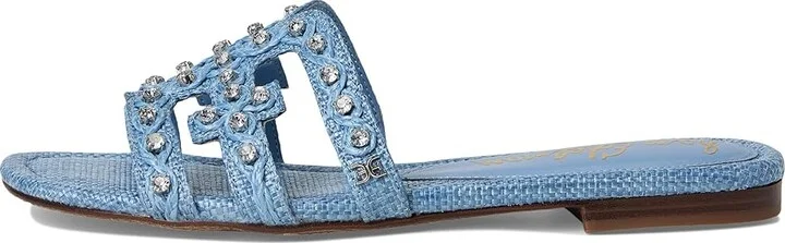 Sam Edelman Bay Jewel Women's Sandals Light Denim Blue Jewel : 7.5 M, Synthetic - Image 6