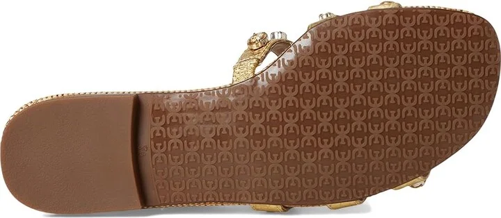 Sam Edelman Bay Ray Women's Sandals Gold Gem : 6.5 M, Leather - Image 3