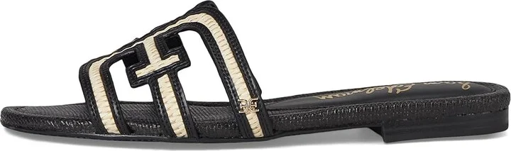 Sam Edelman Bay Women's Shoes Linen/Black : 7 M, Textile - Image 6