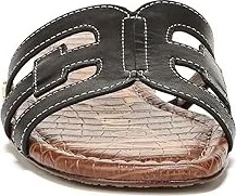 Sam Edelman Bay Women's Slide Shoes Black Vaquero Saddle Leather : 9 M - Image 8