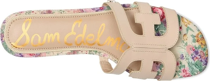 Sam Edelman Bay Women's Slide Shoes Ecru Sand : 9 M, Leather - Image 2