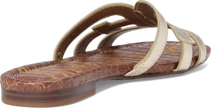 Sam Edelman Bay Women's Slide Shoes Gold : 6.5 M, Leather - Image 4