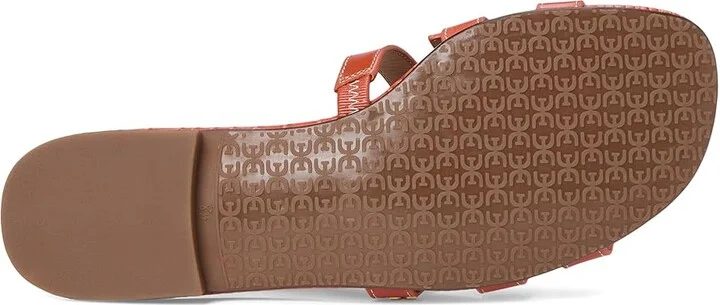 Sam Edelman Bay Women's Slide Shoes Orange Sunrise : 5 M, Leather - Image 3