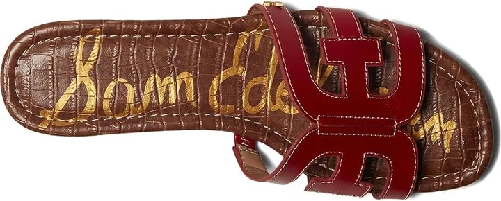 Sam Edelman Bay Women's Slide Shoes Summer Red : 10.5 M, Leather - Image 2