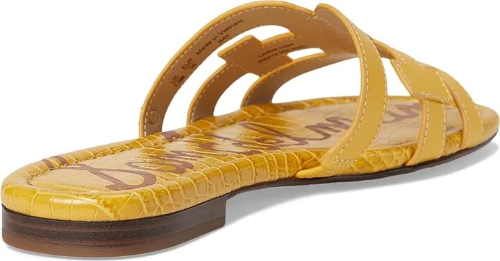Sam Edelman Bay Women's Slide Shoes Sunflower : 7.5 M, Leather - Image 4