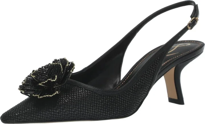 Sam Edelman Bianka Flora Pump Black 6.5 Medium
