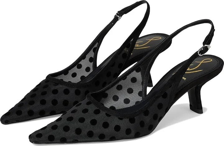 Black Polka Dot Mesh