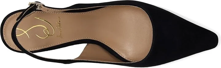 Sam Edelman Bianka Sling Women's Shoes Black Suede : 6.5 W, Synthetic - Image 2