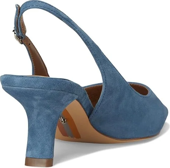 Sam Edelman Bianka Sling Women's Shoes Blue Agate : 8 M, Synthetic - Image 4