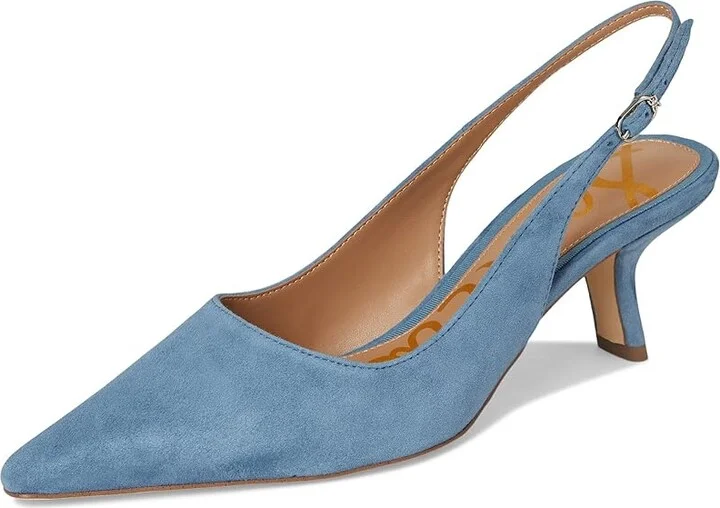 Sam Edelman Bianka Sling Women's Shoes Blue Agate : 8 M, Synthetic - Image 5