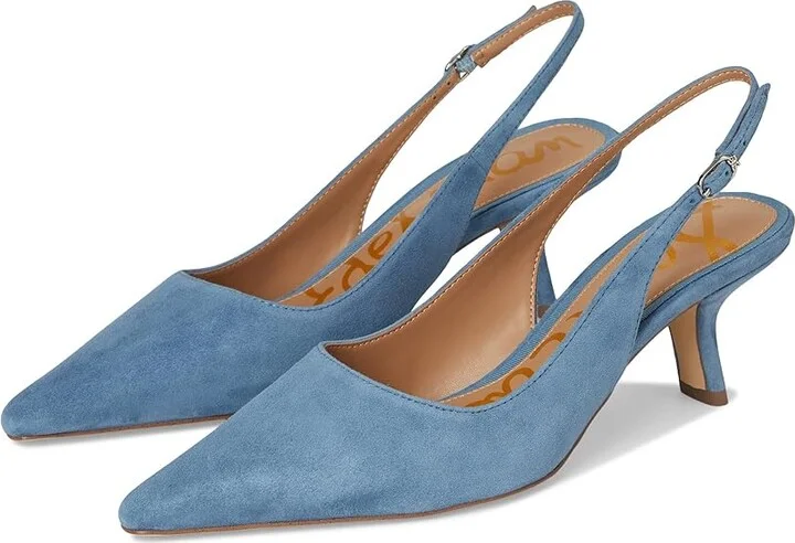Sam Edelman Bianka Sling Women's Shoes Blue Agate : 8 M, Synthetic