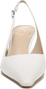 Sam Edelman Bianka Sling Women's Shoes Bright White : 10 M, Synthetic - Image 4