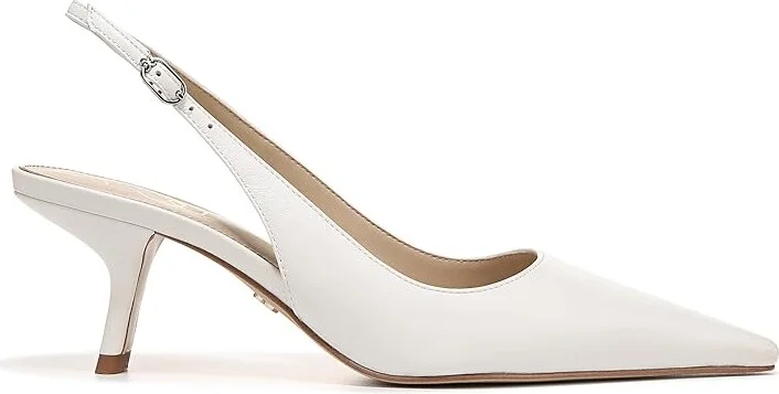Sam Edelman Bianka Sling Women's Shoes Bright White : 10 M, Synthetic - Image 6