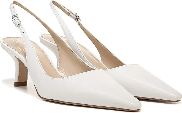 Sam Edelman Bianka Sling Women's Shoes Bright White : 10 M, Synthetic
