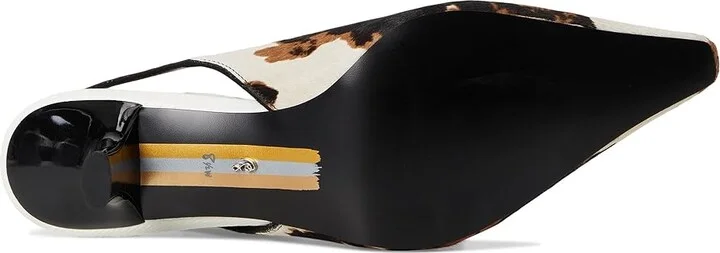 Sam Edelman Bianka Sling Women's Shoes Brown Cow : 9.5 W, Synthetic - Image 3