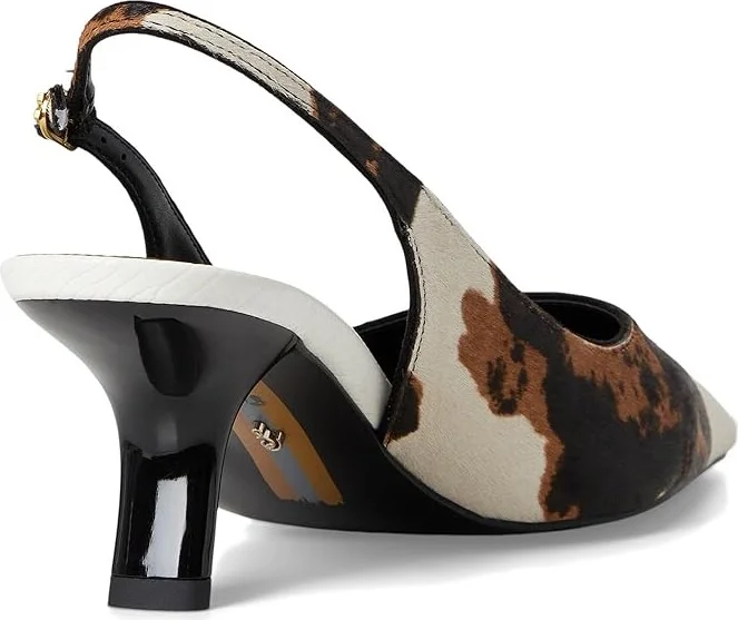 Sam Edelman Bianka Sling Women's Shoes Brown Cow : 9.5 W, Synthetic - Image 4