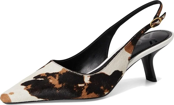 Sam Edelman Bianka Sling Women's Shoes Brown Cow : 9.5 W, Synthetic - Image 5