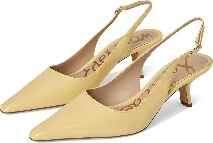 Sam Edelman Bianka Sling Women's Shoes Buttercup : 7.5 M, Synthetic