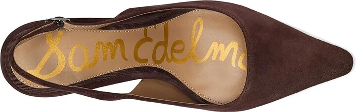 Sam Edelman Bianka Sling Women's Shoes Cafe Noir : 7 W, Synthetic - Image 2
