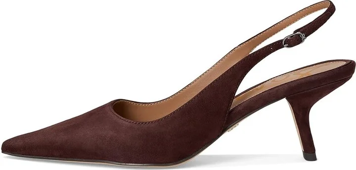 Sam Edelman Bianka Sling Women's Shoes Cafe Noir : 7 W, Synthetic - Image 6