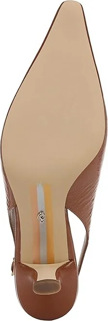 Sam Edelman Bianka Sling Women's Shoes Cognac : 6 W, Synthetic - Image 3