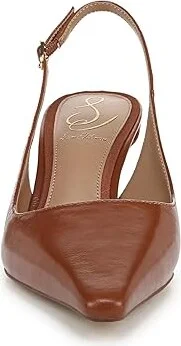 Sam Edelman Bianka Sling Women's Shoes Cognac : 6 W, Synthetic - Image 5