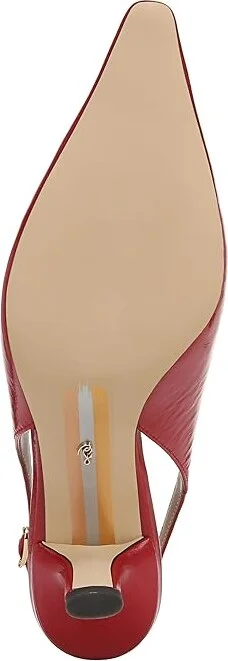 Sam Edelman Bianka Sling Women's Shoes Deep Scarlet : 8 M, Synthetic - Image 3