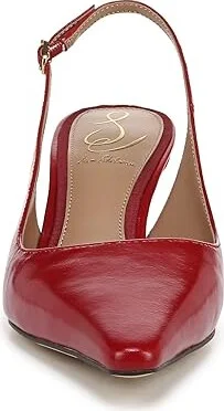 Sam Edelman Bianka Sling Women's Shoes Deep Scarlet : 8 M, Synthetic - Image 5