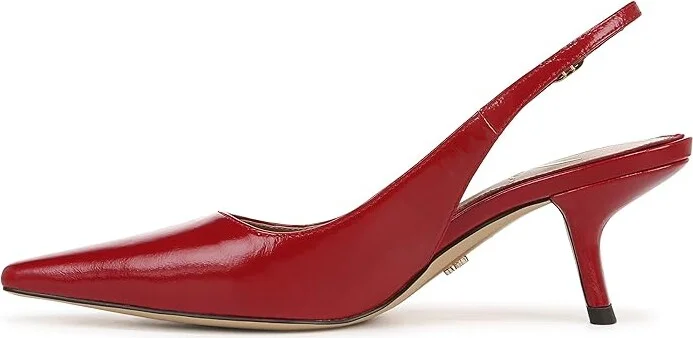 Sam Edelman Bianka Sling Women's Shoes Deep Scarlet : 8 M, Synthetic - Image 6