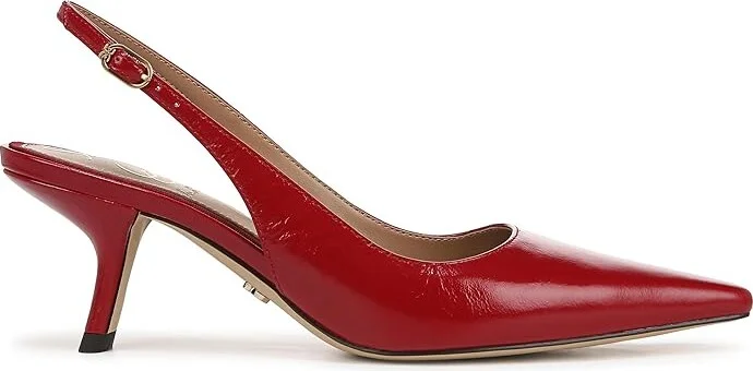 Sam Edelman Bianka Sling Women's Shoes Deep Scarlet : 8 M, Synthetic - Image 7