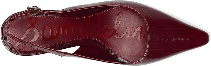 Sam Edelman Bianka Sling Women's Shoes French Merlot : 7.5 M, Synthetic - Image 2