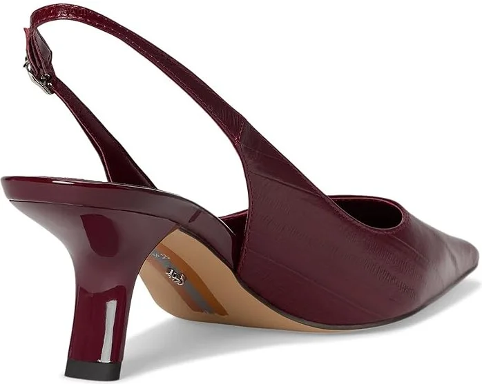 Sam Edelman Bianka Sling Women's Shoes French Merlot : 7.5 M, Synthetic - Image 4