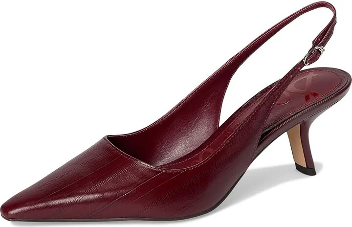 Sam Edelman Bianka Sling Women's Shoes French Merlot : 7.5 M, Synthetic - Image 5