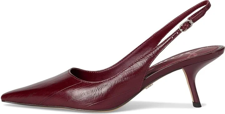 Sam Edelman Bianka Sling Women's Shoes French Merlot : 7.5 M, Synthetic - Image 6