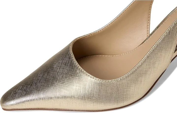 Sam Edelman Bianka Sling Women's Shoes Gold Leaf : 9.5 M, Synthetic - Image 7