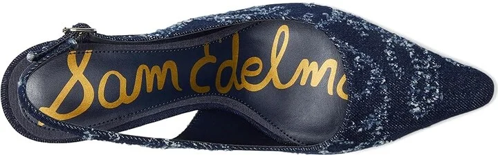 Sam Edelman Bianka Sling Women's Shoes Hudson Navy : 6 M, Synthetic - Image 2