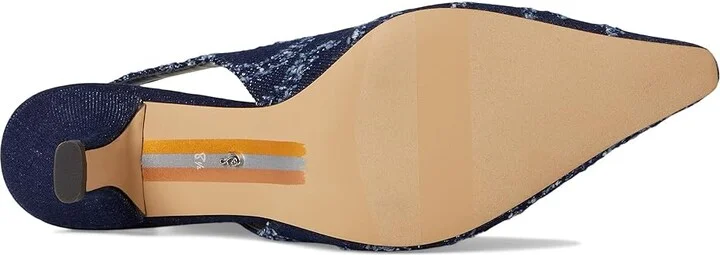 Sam Edelman Bianka Sling Women's Shoes Hudson Navy : 6 M, Synthetic - Image 3