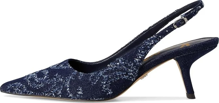 Sam Edelman Bianka Sling Women's Shoes Hudson Navy : 6 M, Synthetic - Image 6