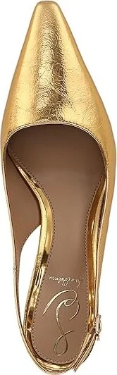 Sam Edelman Bianka Sling Women's Shoes Medallion Gold : 7 M, Synthetic - Image 2