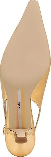 Sam Edelman Bianka Sling Women's Shoes Medallion Gold : 7 M, Synthetic - Image 3