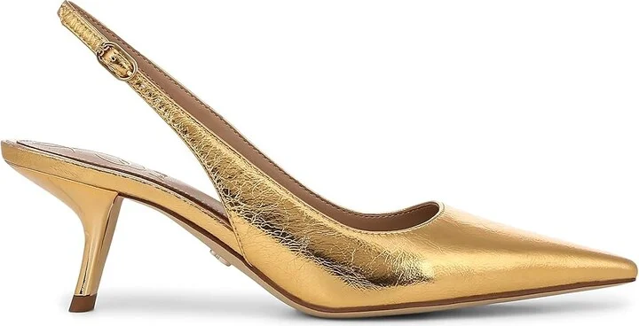 Sam Edelman Bianka Sling Women's Shoes Medallion Gold : 7 M, Synthetic - Image 6