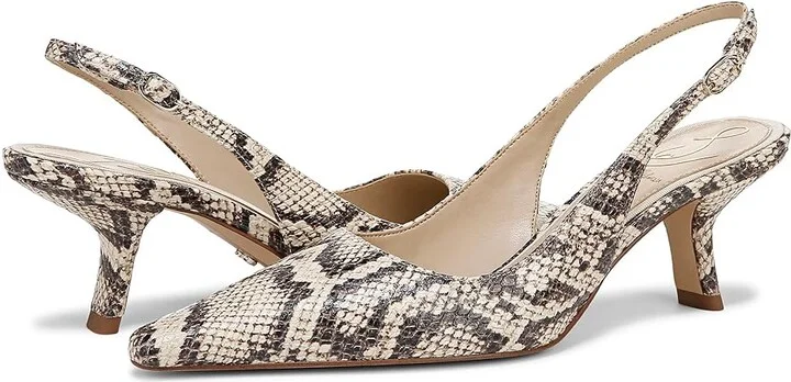 Sam Edelman Bianka Sling Women's Shoes Roccia Python : 9.5 W, Synthetic - Image 4