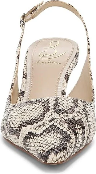 Sam Edelman Bianka Sling Women's Shoes Roccia Python : 9.5 W, Synthetic - Image 5