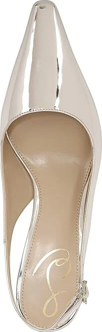Sam Edelman Bianka Sling Women's Shoes Soft Silver : 11 M, Synthetic - Image 2